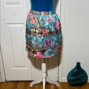 PatBo Floral Skirt With Pockets 36 Small
